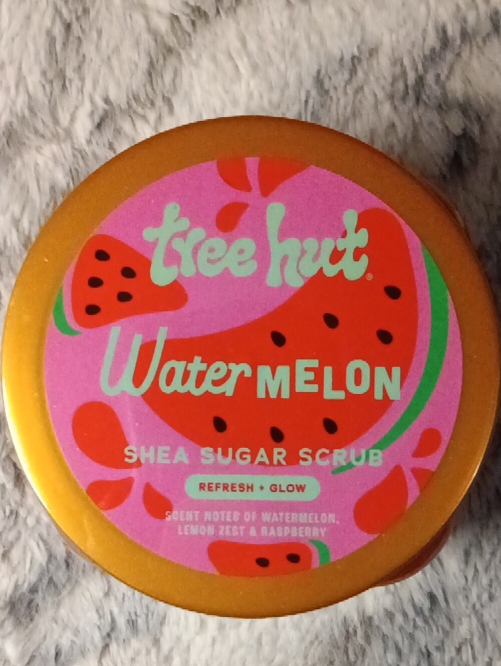 Tree Hut Watermelon Shea Sugar Scrub — Pink Exfoliating Body Scrub
